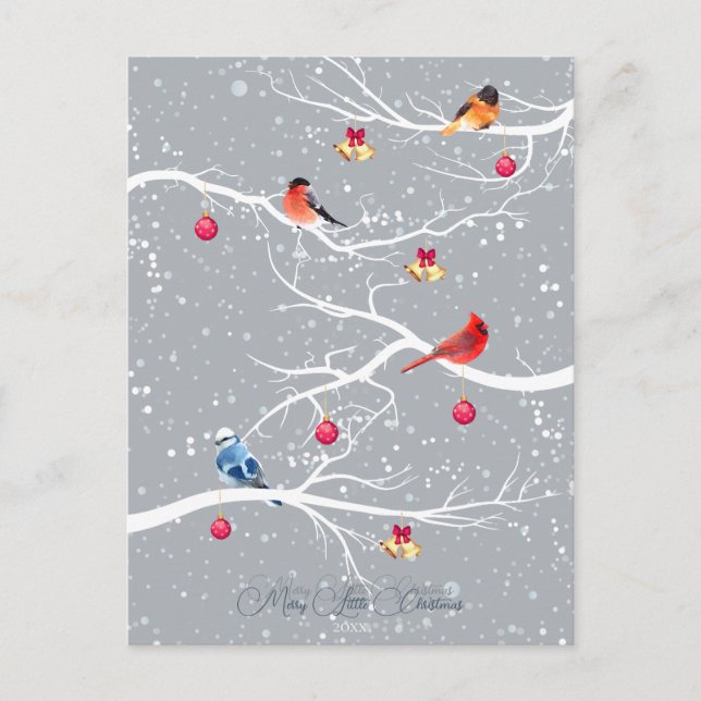 Winter Wonderland Christmas Holidays Postcard (Front)