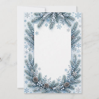 Winter Wonderland Christmas Invitation