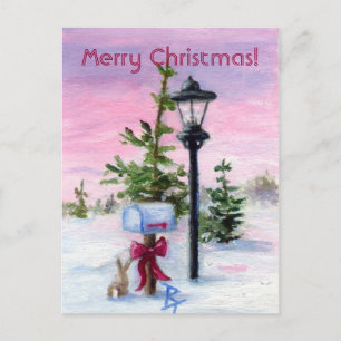 Winter Wonderland Christmas postcard