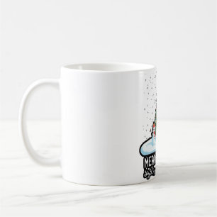 "Winter Wonderland: Christmas Trees, Snowmen & Rei Coffee Mug