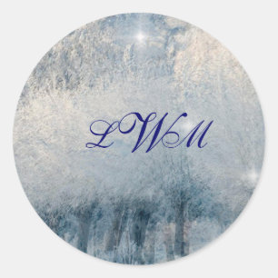 Winter Wonderland Classic Round Sticker