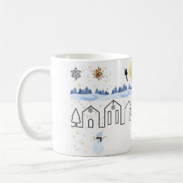 Winter wonderland coffee mug
