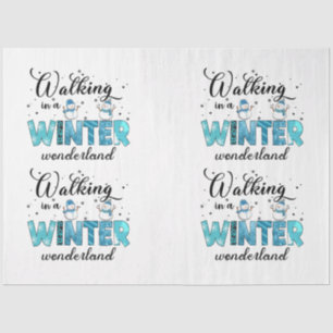Winter Wonderland Customize Tissue Paper
