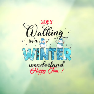 Winter Wonderland Customize Window Cling
