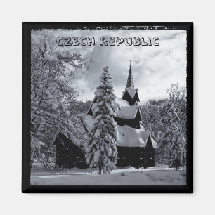 Winter Wonderland, Czech Republic (Fridge Magnet) Magnet