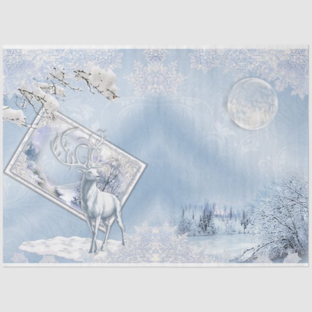 Winter Wonderland Design Series 9 Tissue Paper (Front)