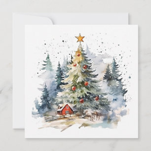 "Winter Wonderland: Embracing the Christmas Chill" Card