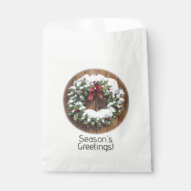 Winter Wonderland Favour Bag (Front)