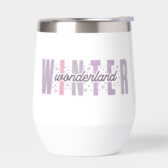 Winter Wonderland - Festive Typography Art (Left)