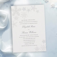 Winter Wonderland Formal Modern Classic Wedding