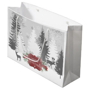 Winter Wonderland Gift Bag - Red