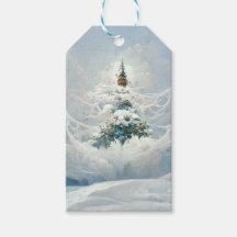 Winter wonderland gift tag