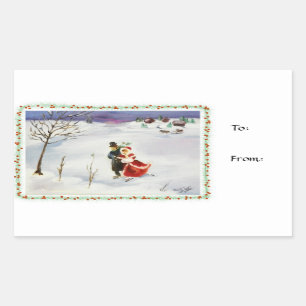 Winter Wonderland  Gift Tags/Stickers Sticker