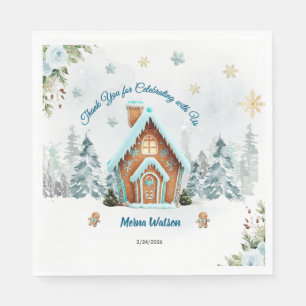 Winter wonderland Gingerbread Napkin