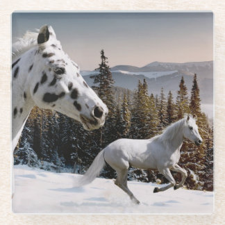 Winter Wonderland Glass Coaster