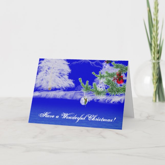 Winter Wonderland Greeting Card (Front)