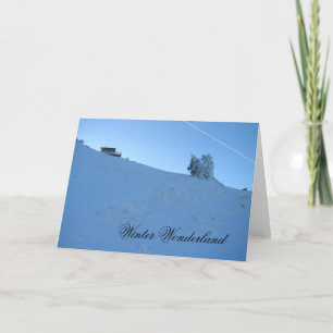 Winter Wonderland Hager Mtn. Fire Lookout Holiday Card