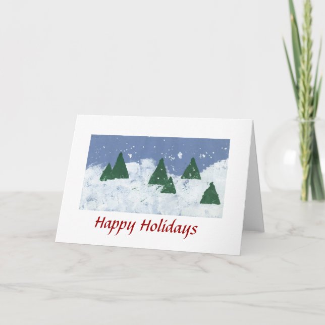 Winter Wonderland Holiday Card (Front)