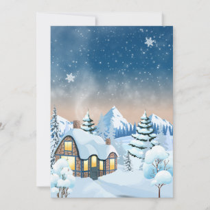 Winter wonderland  holiday card