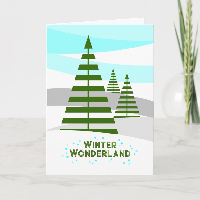 Winter Wonderland Holiday Card (Front)
