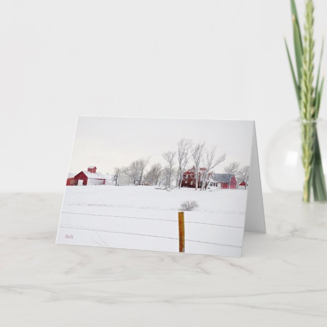 Winter Wonderland Holiday Card (Front)