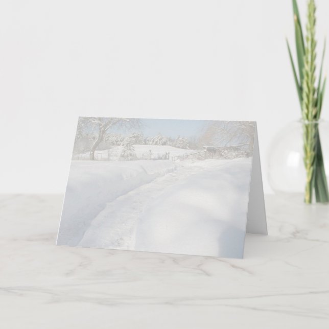 Winter Wonderland Holiday Card (Front)