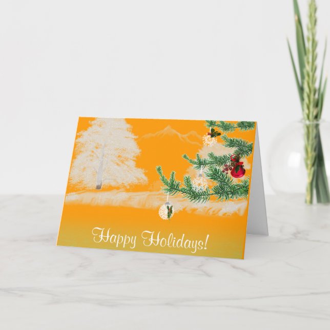 Winter Wonderland Holiday Card (Front)