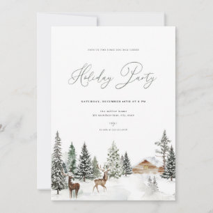 Winter Wonderland Holiday Party Invitation
