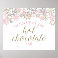Winter Wonderland Hot Chocolate Bar Sign