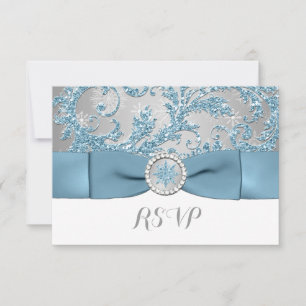 Winter Wonderland, IMPRIMÉ BUCKLE Wedding RSVP 3