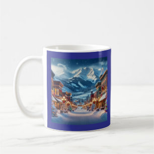 Winter Wonderland in Crested Butte, Colorado Coffee Mug