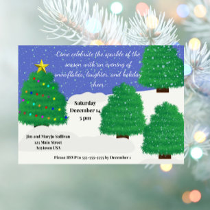 Winter Wonderland Invitation