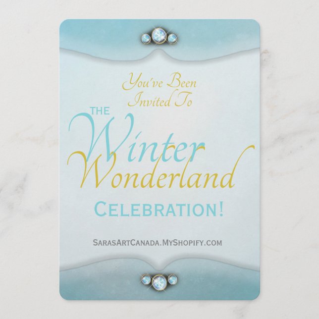 Winter Wonderland Invitation (Devant)