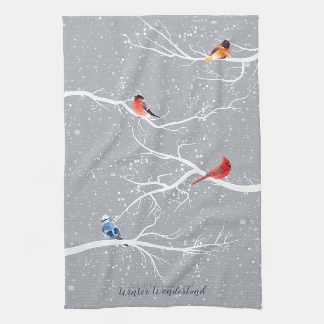 Winter Wonderland Kitchen Towel (Vertical)