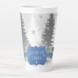 Winter Wonderland Latte Mug - Bleu