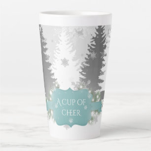 Winter Wonderland Latte Mug - Turquoise