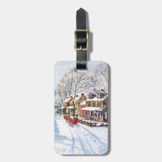 Winter Wonderland Luggage Tag