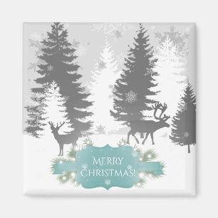 Winter Wonderland Magnet - Teal