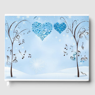 Winter Wonderland Mariage livre d'hôtes