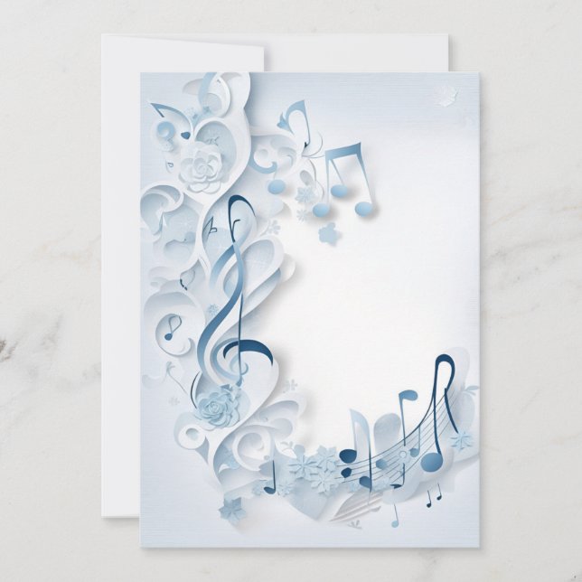 Winter Wonderland Mariage Merci Cartes (Devant)
