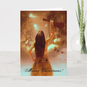 Winter wonderland, Merry Christmas! Holiday Card