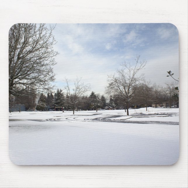 winter wonderland mouse pad (Front)