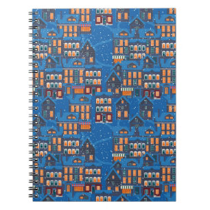 Winter Wonderland: Nighttime House Scapes Notebook
