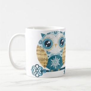 Winter Wonderland Owl Letters Mug