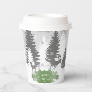 Winter Wonderland Paper cup - Green