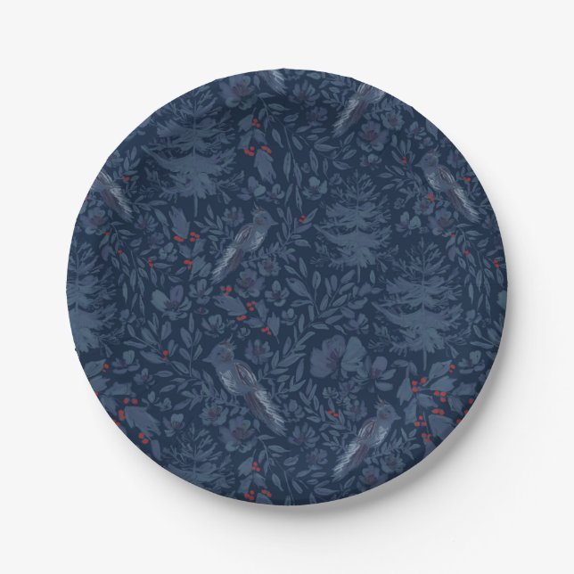 Winter Wonderland Paper Plate (Front)