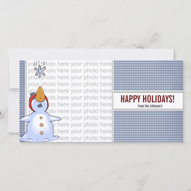 Winter Wonderland Photo Card (Front)