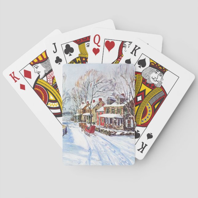 Winter Wonderland Playing Cards (Back)