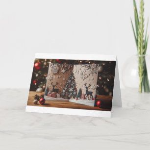 Winter Wonderland Pop-Up Card" Invitation