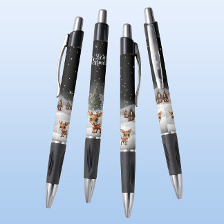 Winter Wonderland Reindee Laisser la neige Stylo d